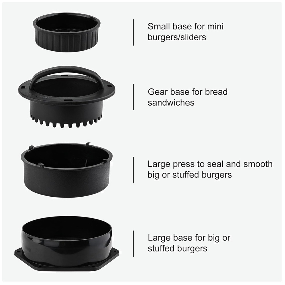 Stuffed Burger Mold & Cast Iron Presses - Grill Cooking