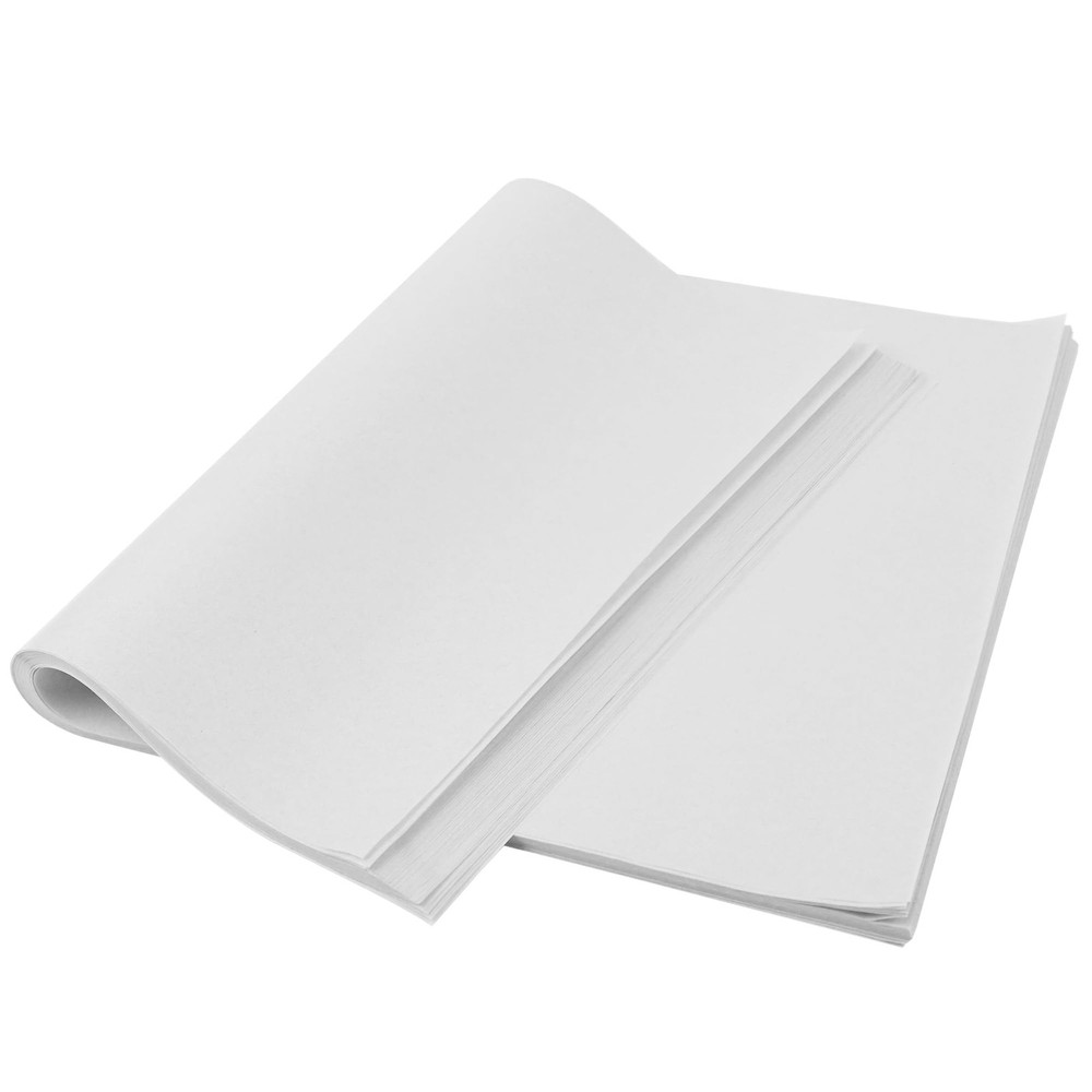 EcoDispose Non-Stick Precut Parchment Paper Baking Half Pan -100pcs, White