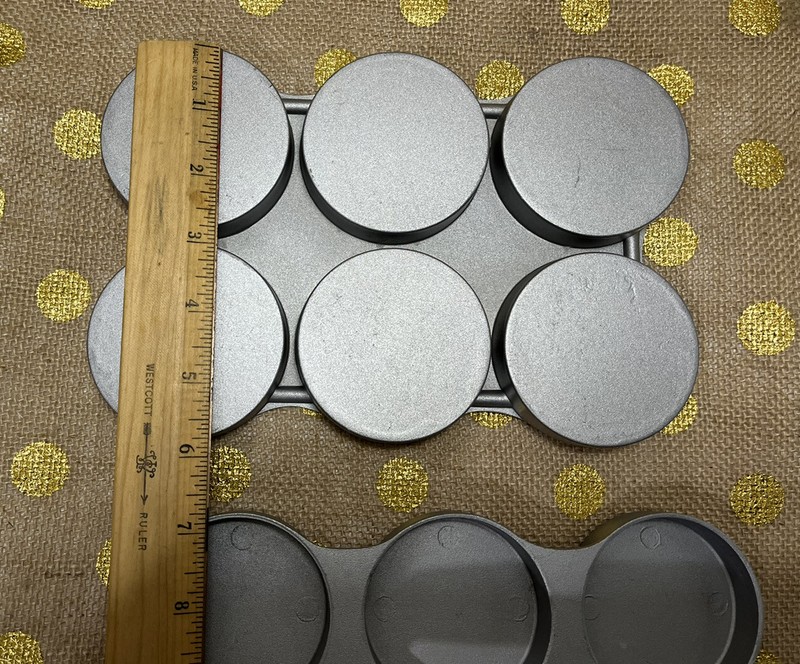 Norpro 6 Cavity Cast Aluminum 2 oz Mini Burger Press- Grilling Time! gallery