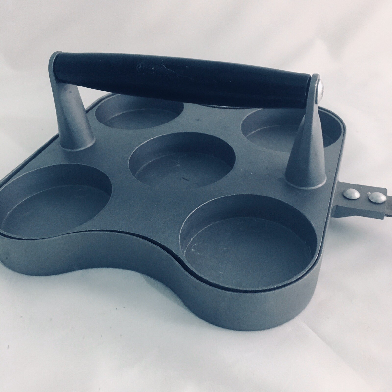 Hamburger Slider Maker Stuffer Top of Stove Cooker 5 Patties with Press Top gallery