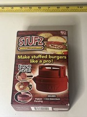 Stufz Stuffed Burger Press – Hamburger Patty Maker – As Seen On TV