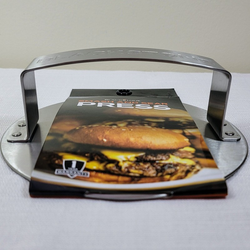 Blackstone Smash and Sear Press Burger Tool Stainless Steel Grill Gift (5349) gallery