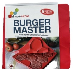 Burger Master Innovative Red Silicone Burger Maker