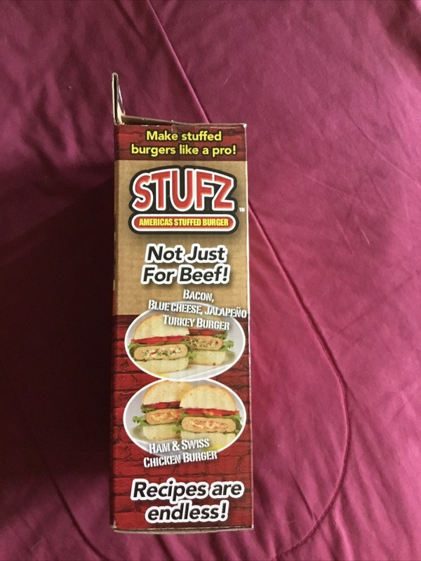 Stufz Burger Maker NIB As Seen On TV gallery