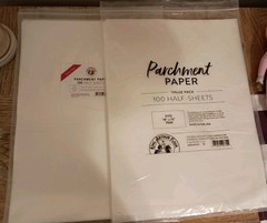 2 King Arthur Flour Precut Baking Parchment Paper, 173 Count (Pack of 2), White