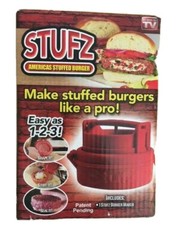 New Stuffed Gourmet Burger Hamburger Press Patty Maker Stutz Kitchen Tool