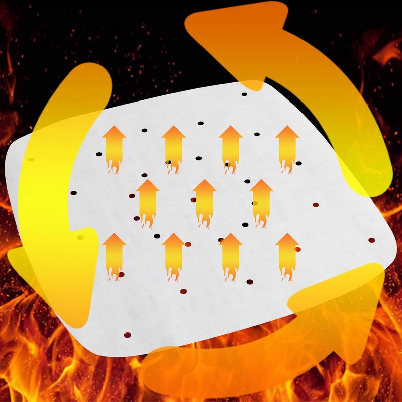 JANYUN 150Pcs 8.5 inch Air Fryer Parchment liners Papers inches, White gallery