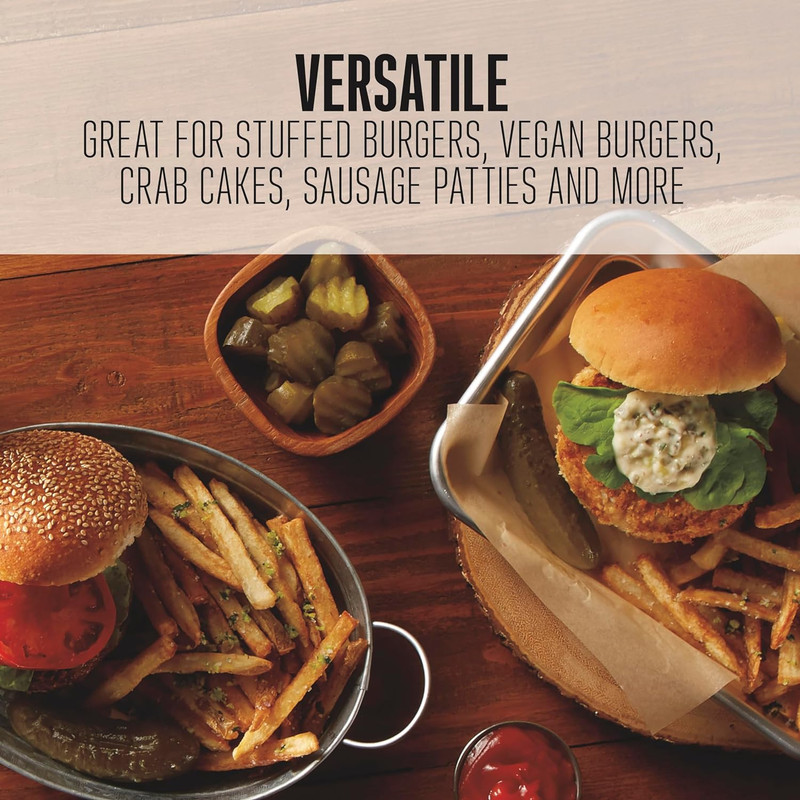 Burger Press, Makes 4 1/2" Diameter Patties for Hamburger, Crab Cakes, Sausage, gallery