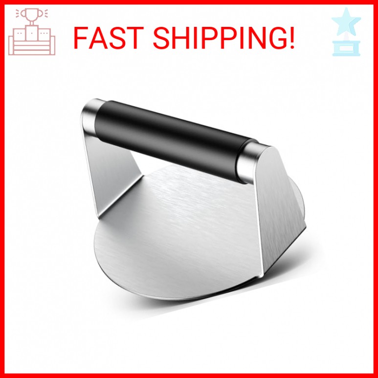 Pisol Smash Burger Press, Hamburger Smasher Tool for Griddle, Stainless Steel Ha gallery