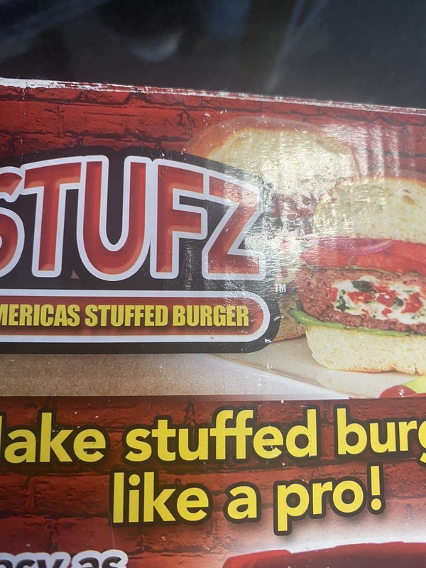 STUFZ Burger Stuffer Hamburger Maker Stuffed Patty Press BBQ As Seen On TV! gallery