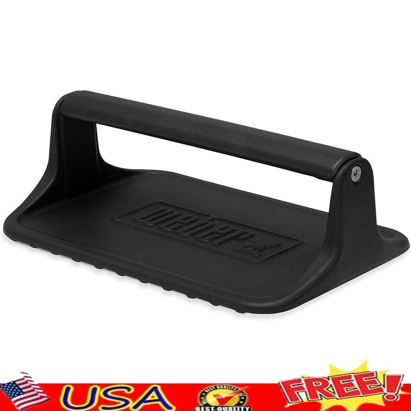 Heavy Duty Cast Iron Griddle Press Non-Stick Burger Bacon Smasher Tool New gallery