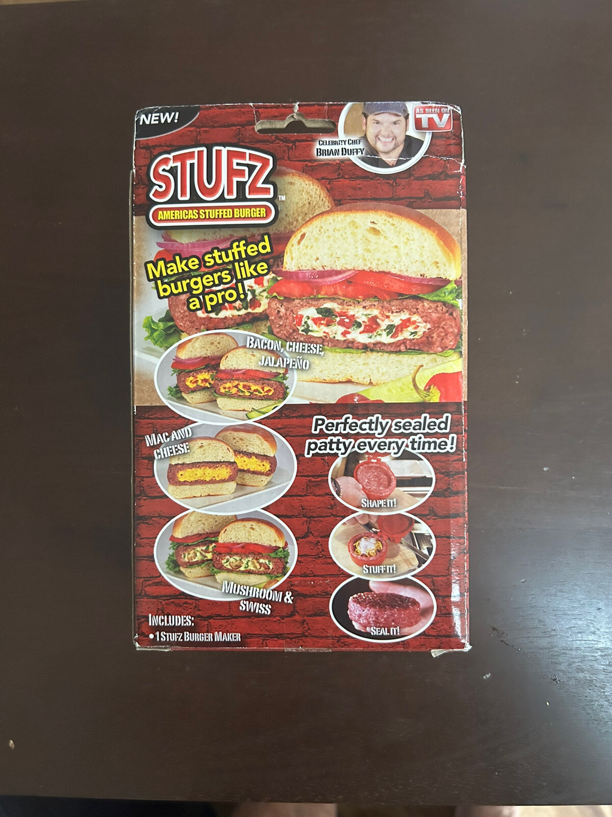Stufz™ America's Stuffed Burger Press Brand New Never Opened See Photos For Type gallery