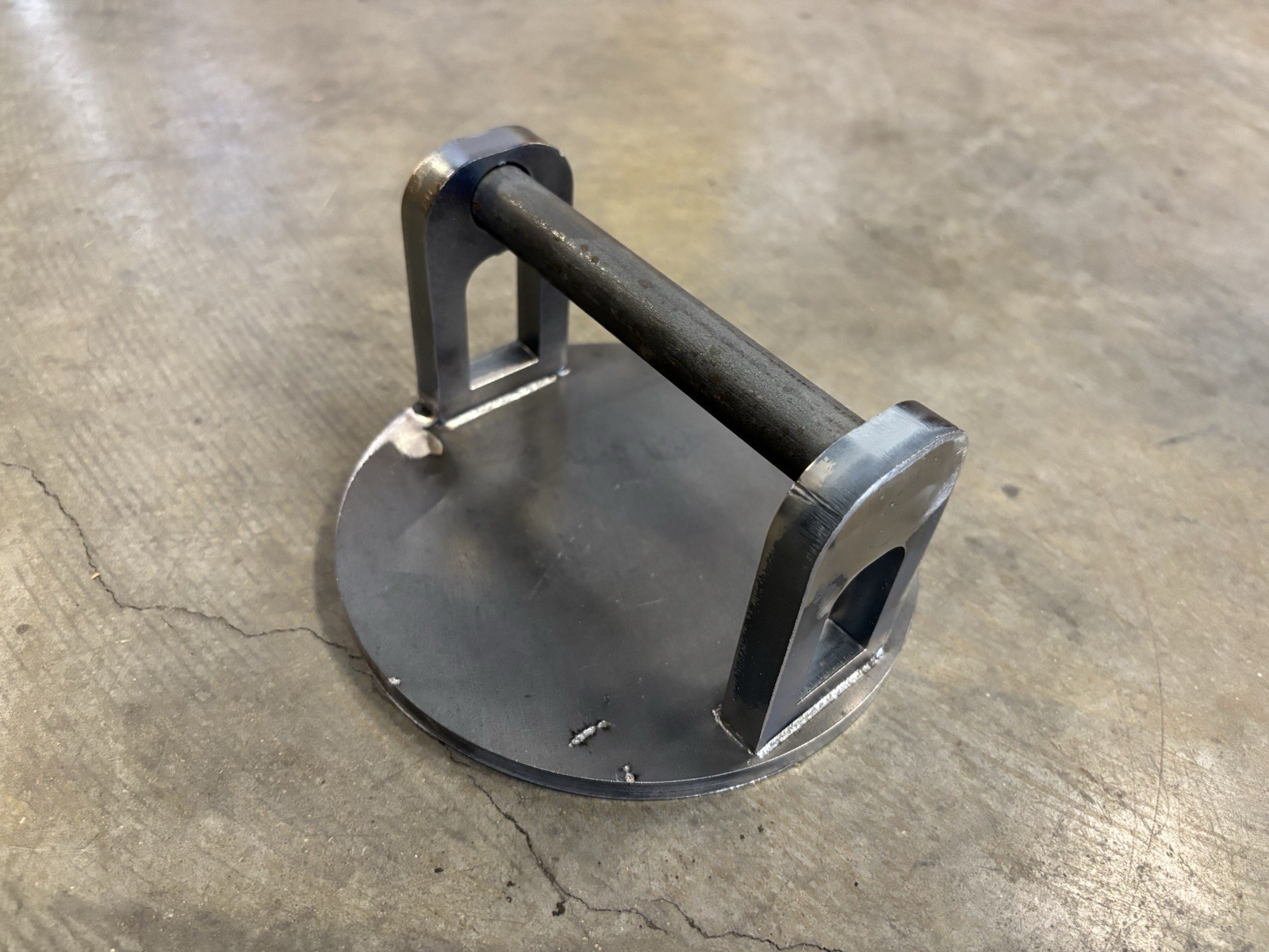 Heavy Steel smash burger press 3/8” Thick Steel Plate 5+ Lbs. gallery