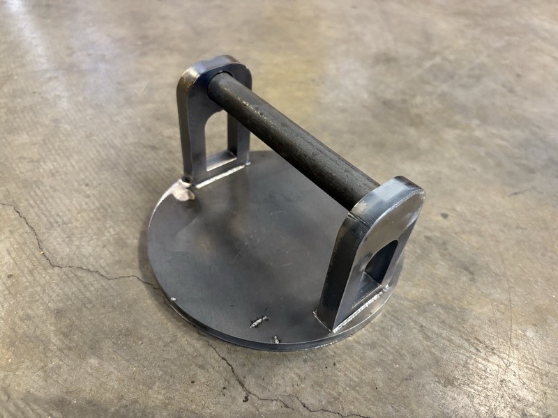 Heavy Steel smash burger press 3/8” Thick Steel Plate 5+ Lbs. gallery