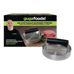 Adjustable Burger Press Stainless Steel Patty Maker For Grilling 3 Sizes