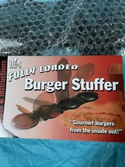 HEAD CHEF FULLY LOADED BURGER STUFFER ~ HAMBURGER NEW ~