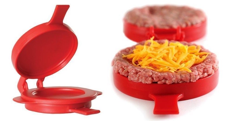 NORPRO 508 Stuffed Burger Press, Beef Turkey Cheese Veggie Maker Press Mold gallery