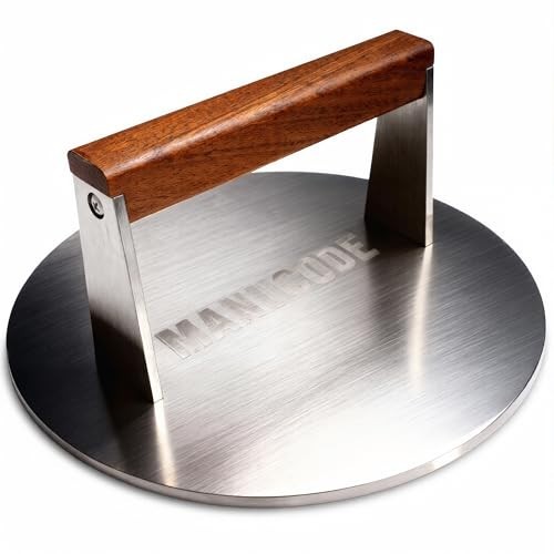 3.8-Lb Burger Press, 9-Inch Stainless Steel Smasher for Batch Cooking, Easy Clea gallery