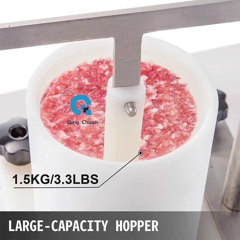Hamburger Patty Making Machine Plastic Hand Pressure Burger Forming Machine gallery