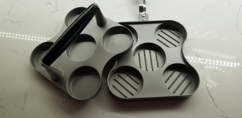 BIG CITY SLIDER Pan Mini Burgers/ Sliders Stove Top Pan EUC gallery