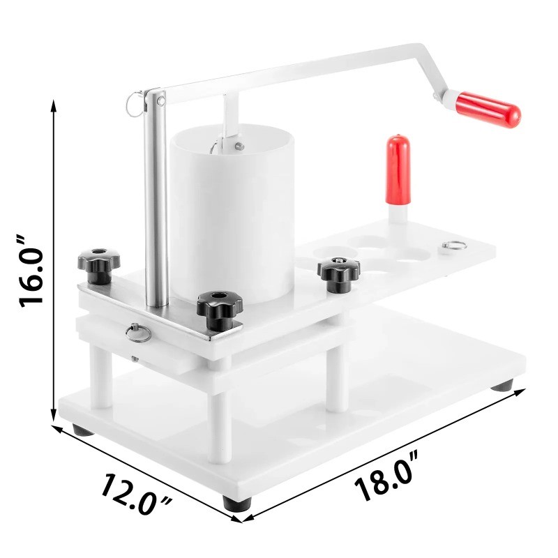 Manual Plastic Burger Press Molding Machine 100mm Burger Making Machine gallery