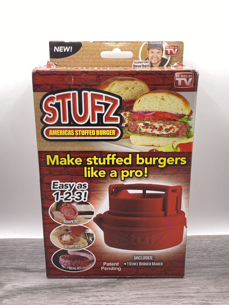 Stufz Stuffed Burger Press - Hamburger Patty Maker - As Seen On TV