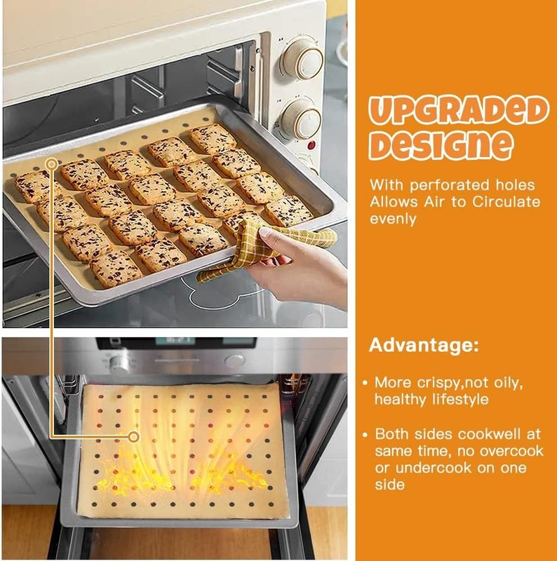 Air Fryer Disposable Parchment Paper Liners: 150pcs Airfryer Liners 9x11... gallery