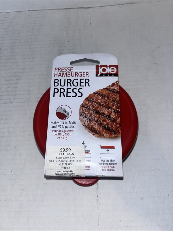 Joie Burger Press and Patty Maker, LFGB Approved and BPA Free gallery