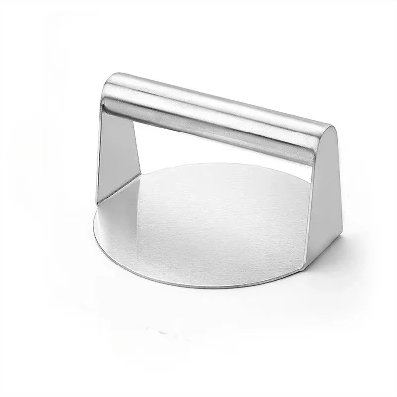 Stainless Steel Burger Press, 4.8 Inch Round Smasher,Non-Stick Smooth Hamburger gallery