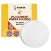 Katbite 9 Inch Parchment Paper Rounds, 200Pcs Cake 9inch-200, White gallery