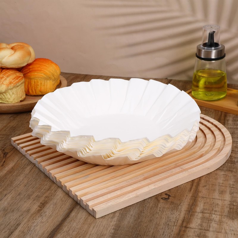 50 PCS Disposable Basques Cake Paper, 6 Inch Parchment Paper 6 inch, White gallery