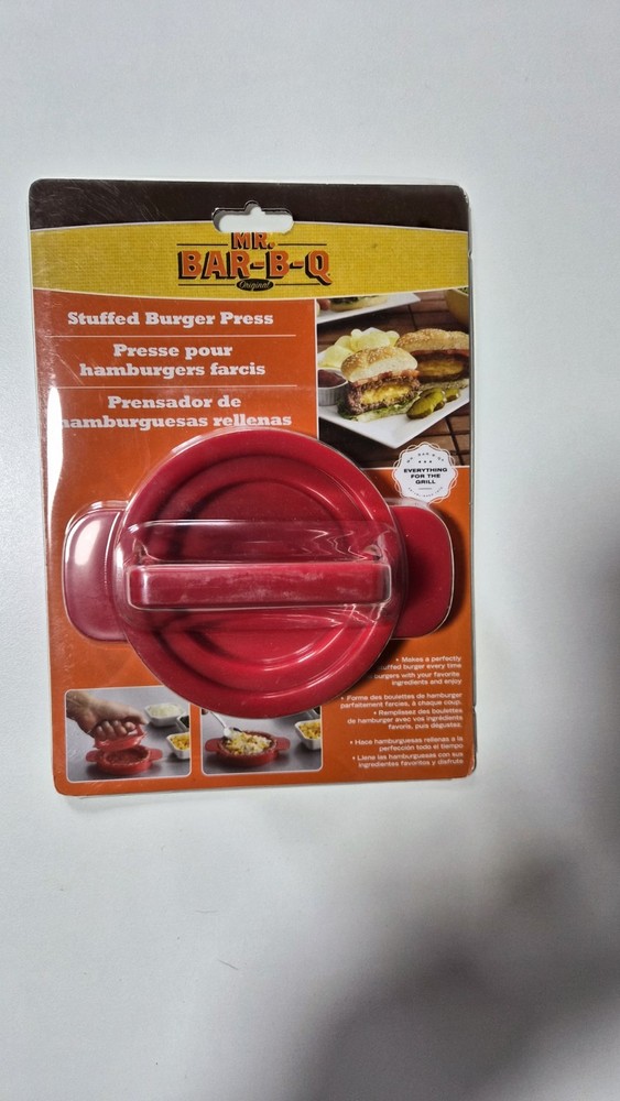 NEW Original Bar-B-Q Stuffed Burger Press, FAST SHIPPING!!