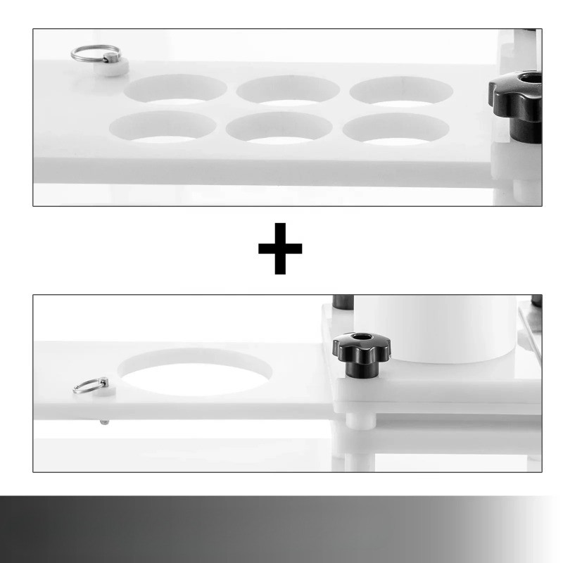 Manual Plastic Burger Press Molding Machine 100mm Burger Making Machine gallery
