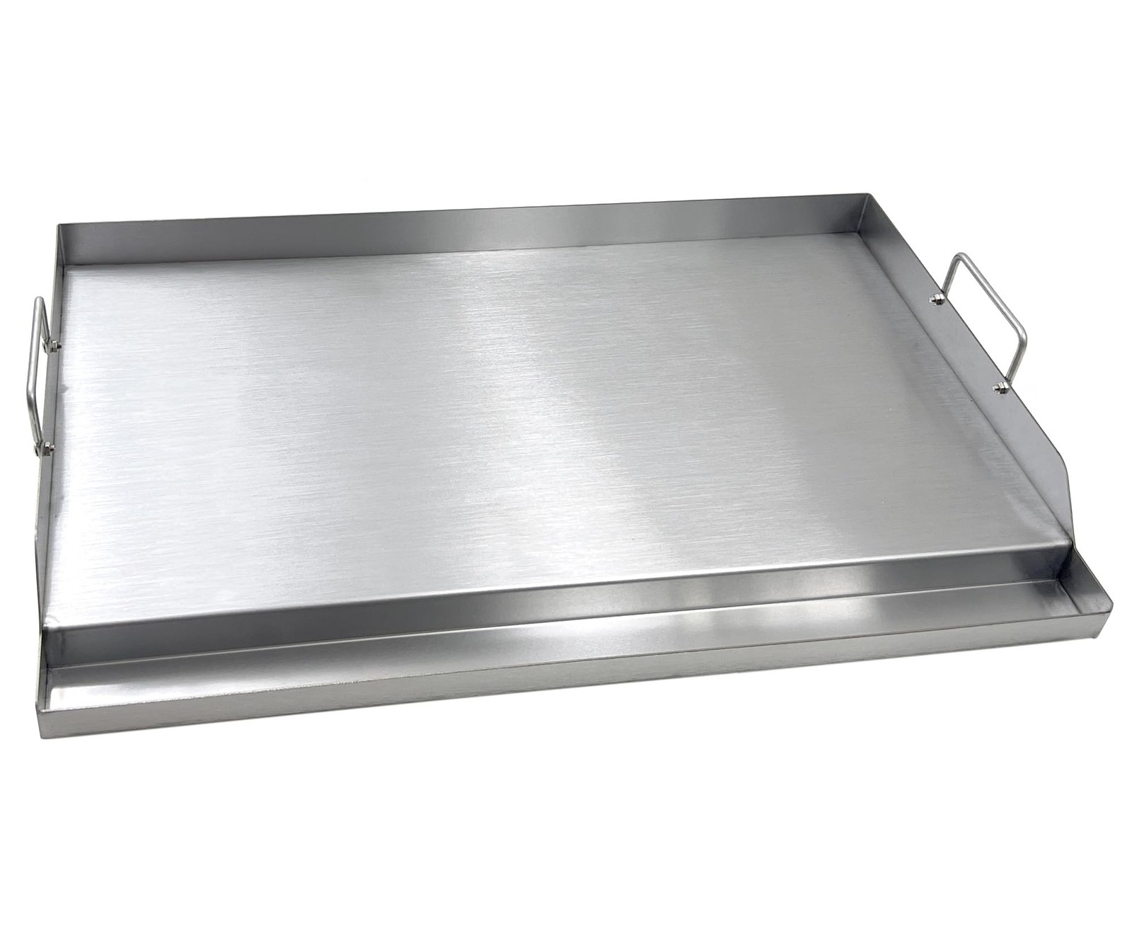 Parts DS127 Stainless Steel BBQ Cooking Griddle, Universal Flat Top Griddle w... gallery