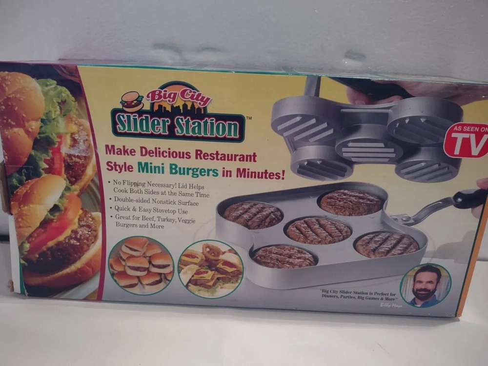 Big City Slider Station Slider Station Mini Burger As seen On TV Kitchen Cooking