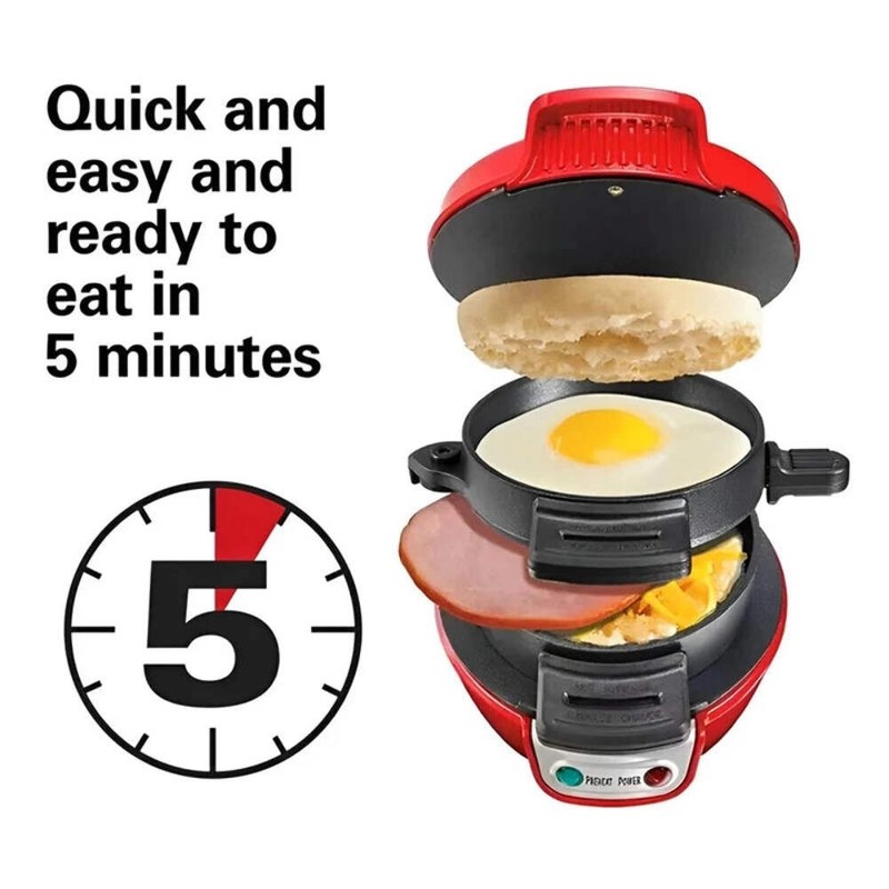 Multifunctional Mini Burger Maker Machine 220V to 110V Breakfast Muffin Maker gallery