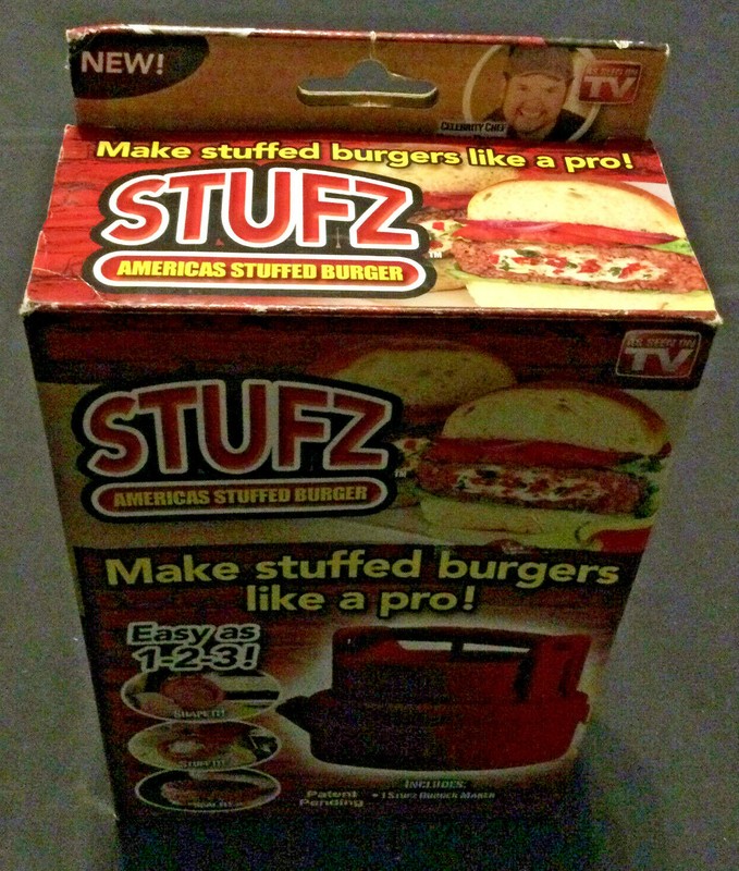 STUFZ Burger Stuffer Hamburger Maker Stuffed Patty Press As Seen On TV gallery