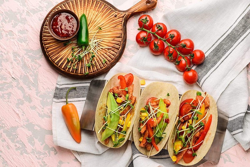 Metal Taco Holder - Stainless Steel Taco Trays- Dishwasher, Oven, and Grill S... gallery