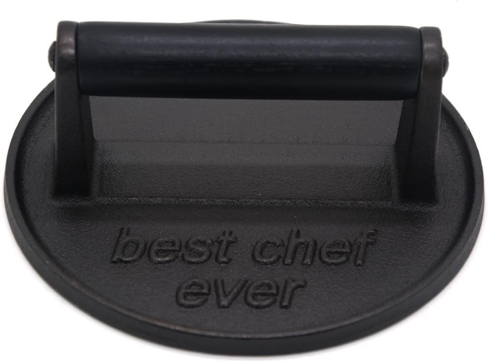 Kitchen Tools Heavy Duty Cast Iron Grill Press Burger Press Bacon Press Barbe... gallery