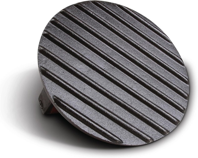 Jim Beam JB0158 Black Cast Iron Burger Press - 7'' gallery