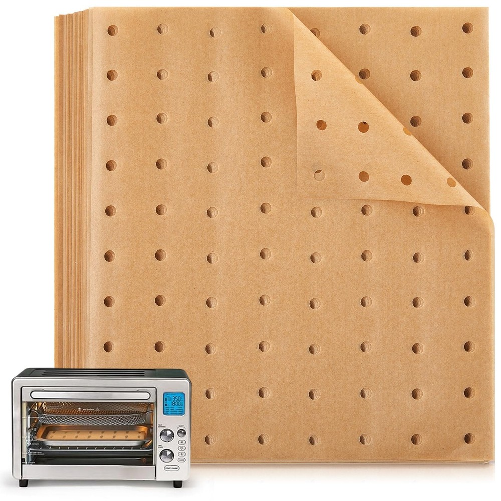 Funnymoom 200 Pcs Air Fryer about 11 x 9.85 inches, as shown in the picture
