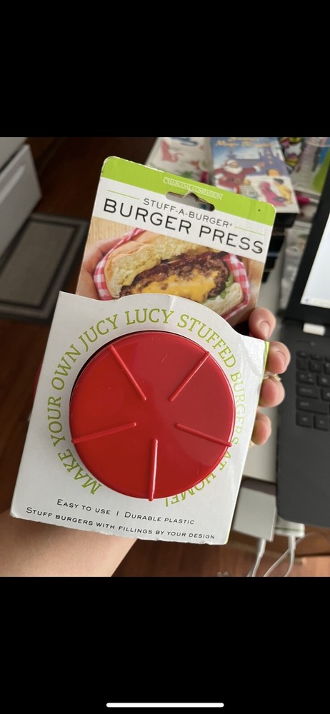 Charcoal Champion Burger Press- Make Your Own Jucy Lucy Stuffed Burgers At Home