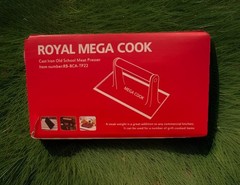 Royal Mega Cook Cast Iron Old School Meat Presser RB-BCA-TP22 Single