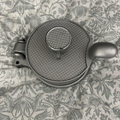 Vintage Cast Aluminum Hinged Hamburger Press-Used Once
