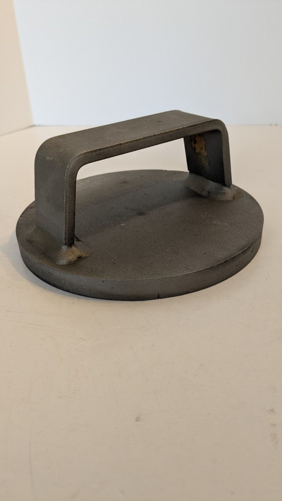 Smash Burgers & Meat Press. ATLAS Heavy Welded Steel. 6" dia. Good for LIFETIME.