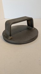 Smash Burgers & Meat Press. ATLAS Heavy Welded Steel. 6″ dia. Good for LIFETIME.