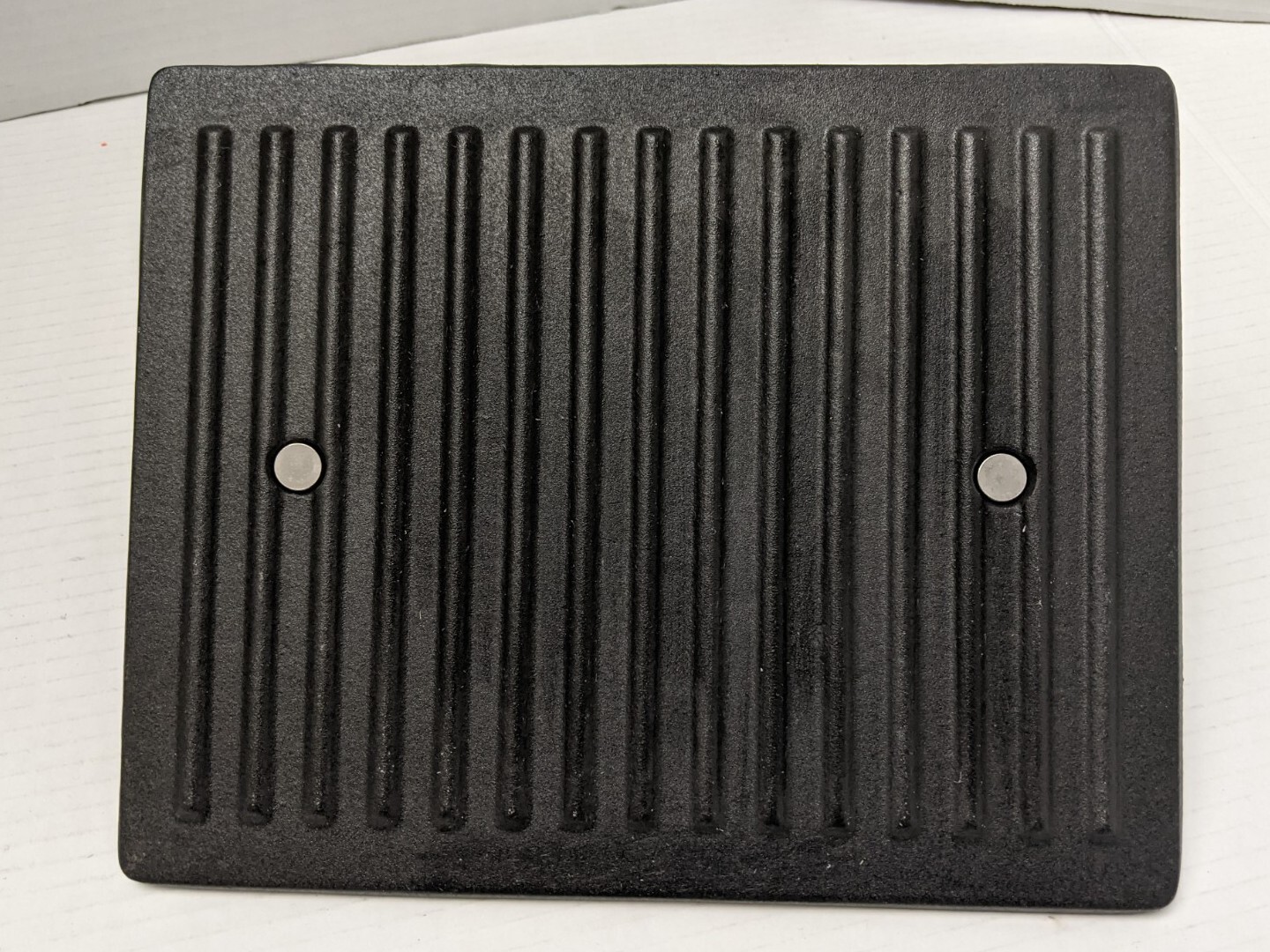 ALL-CLAD Heavy Cast Iron Burger Panini Bacon Sandwich Grill Press 8" x 10" gallery