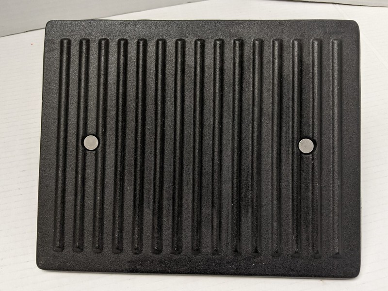 ALL-CLAD Heavy Cast Iron Burger Panini Bacon Sandwich Grill Press 8" x 10" gallery