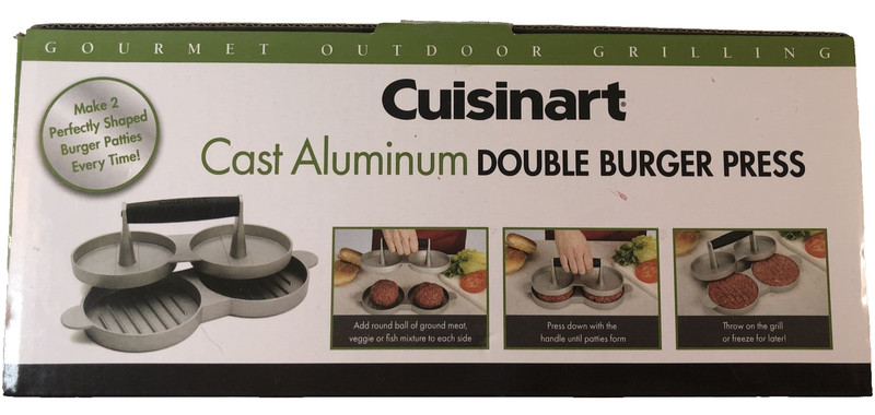 Cuisinart Outdoor Grilling CABP-320 Cuisinart Cast Aluminum Double Burger Press gallery