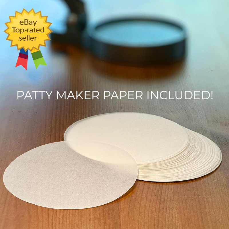 Burger Press Patty Maker Adjustable Thickness (1/4 Lb to 3/4 Lb) with Ejector gallery